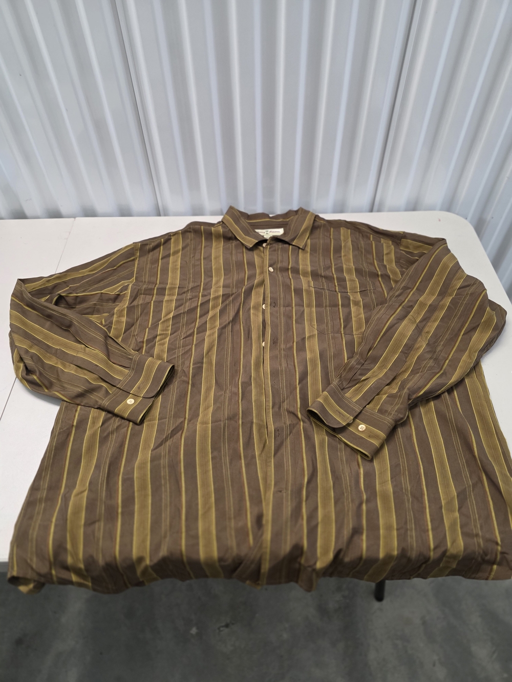 Tommy Bahama Silk Button Down Shirt Men's Size XXL